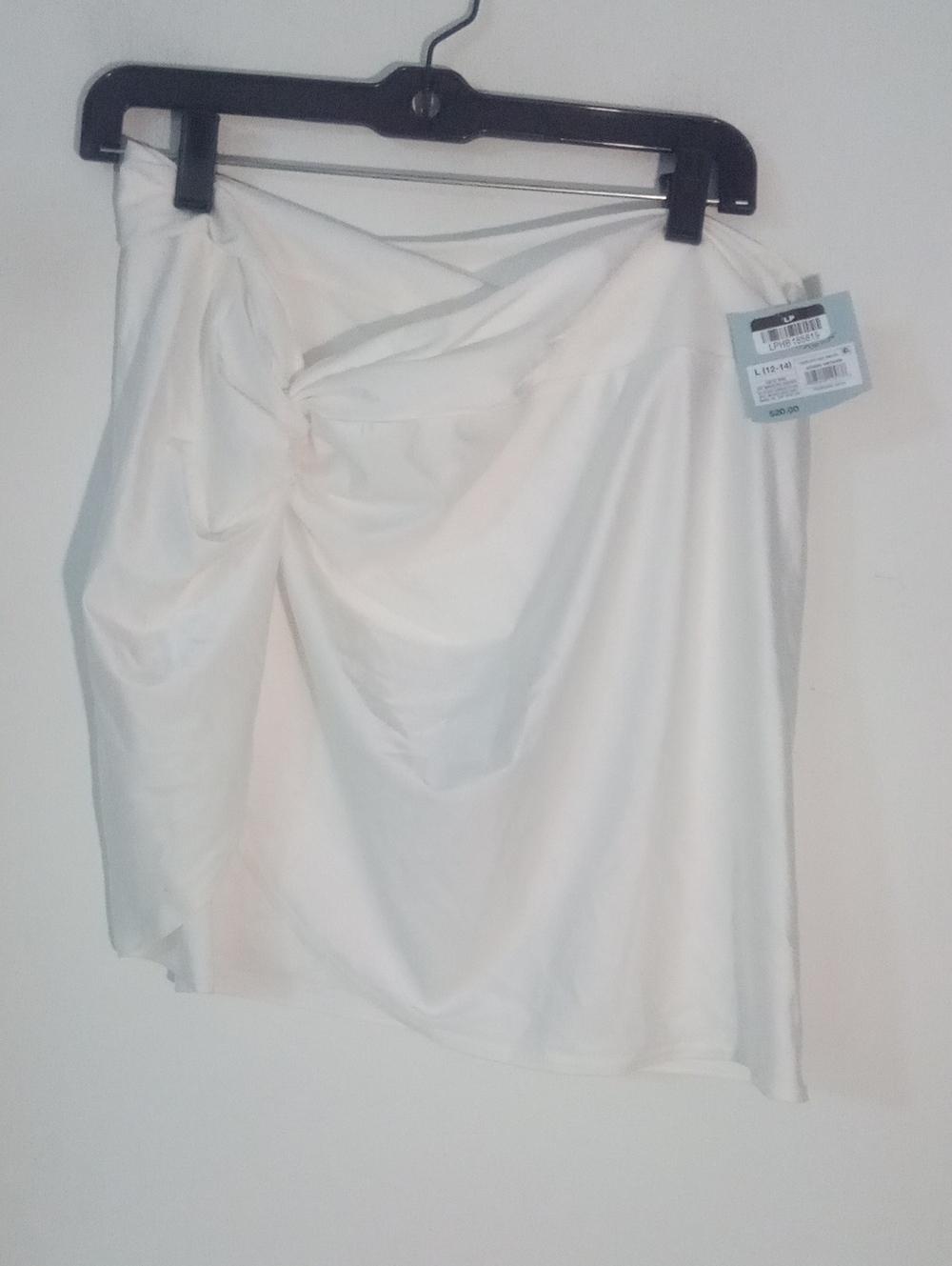 * Shade & Shore Ivory Twisted Front Swim Cover Up Large NWT $20
